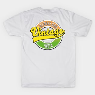 Bengaluru vintage style logo T-Shirt